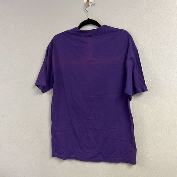 Anchorblue Mens Purple Run DMC Cotton Graphic Short Sleeve T-Shirt Large - Picture 5 of 5